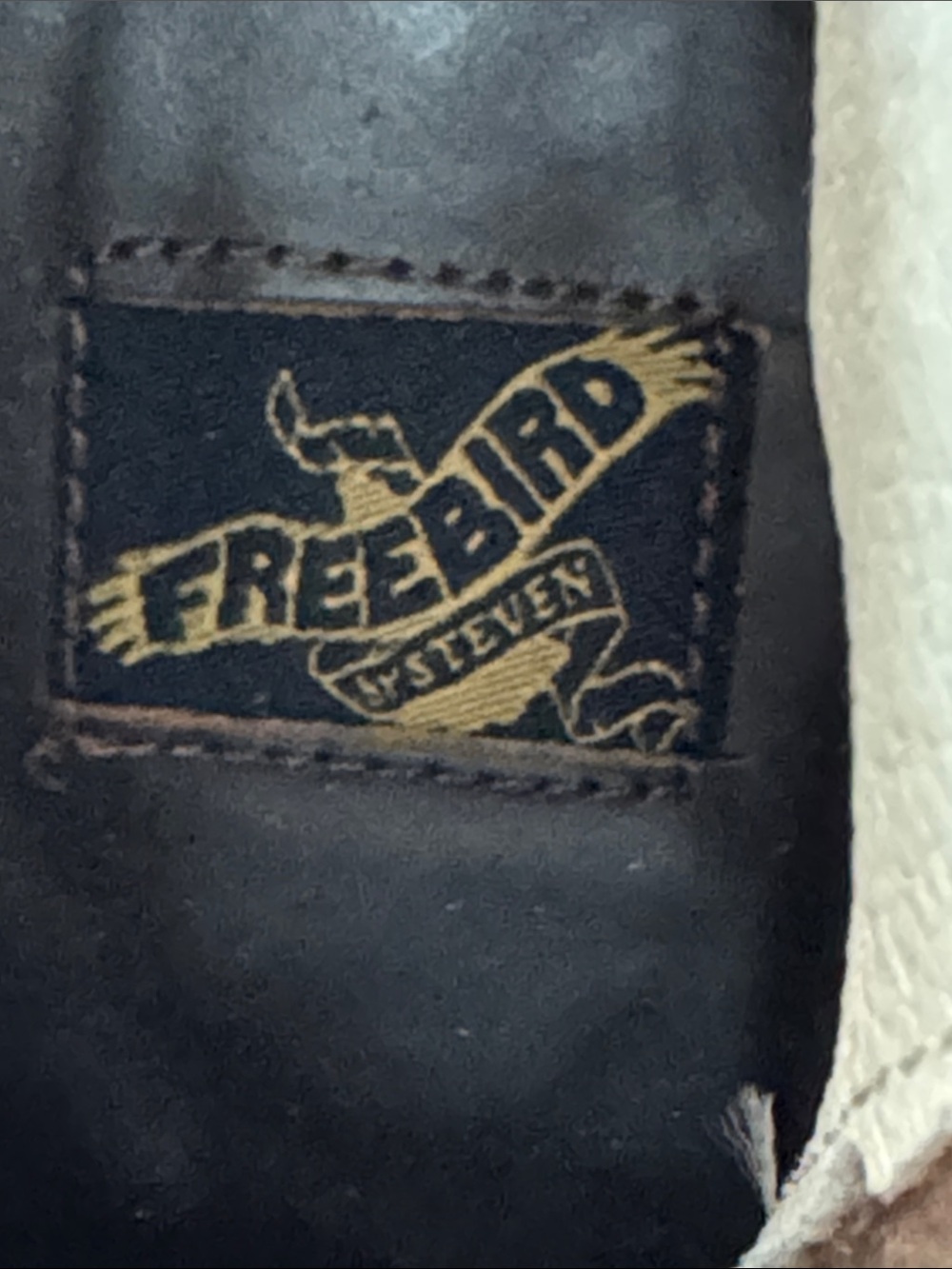 Freebird by Steven Metallic Gray and Distressed Brown Snake-Texture Ankle Boots - Picture 8 of 15